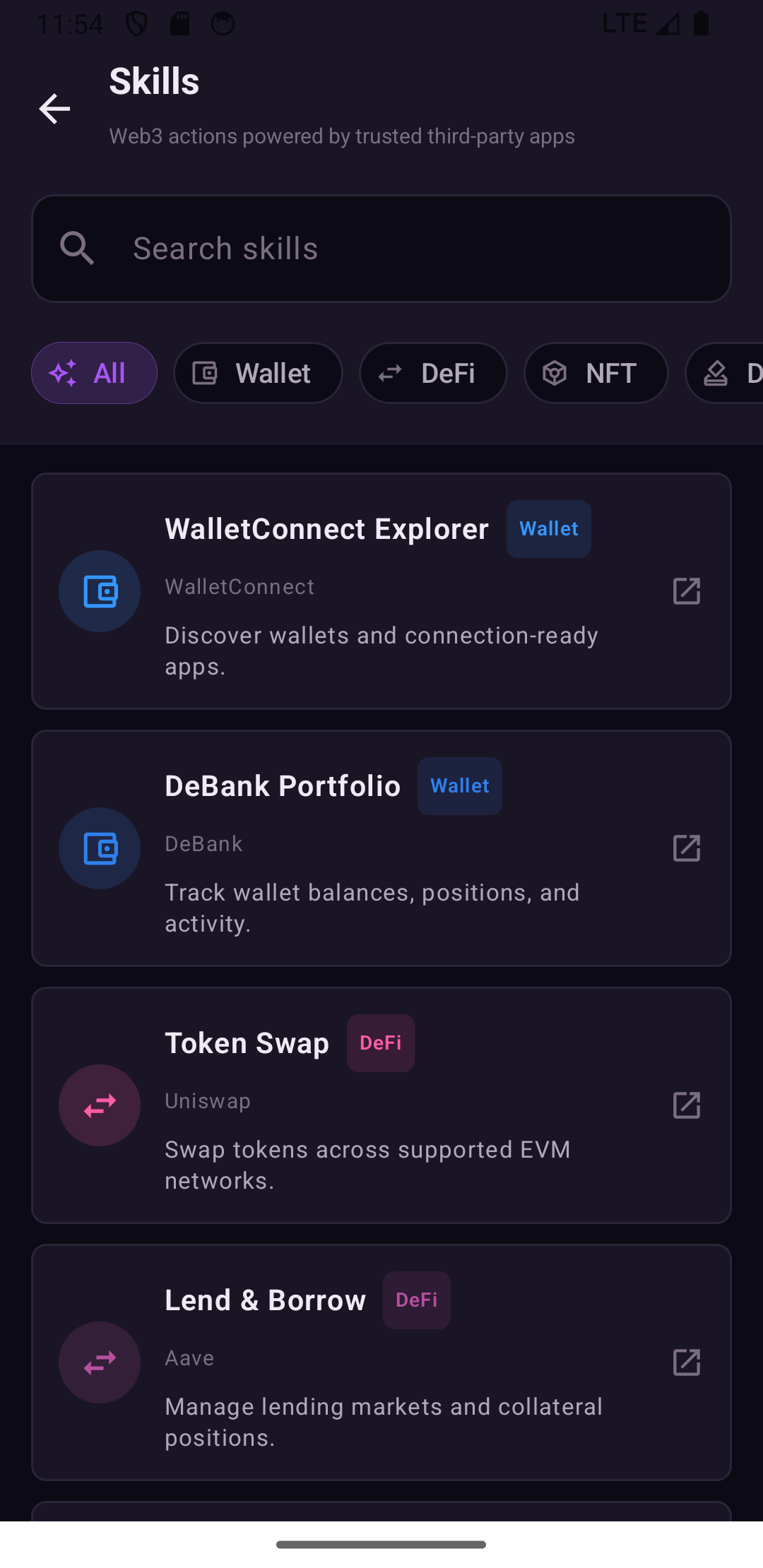OpenFlap Web3 skills screen